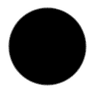 Black colour swatch