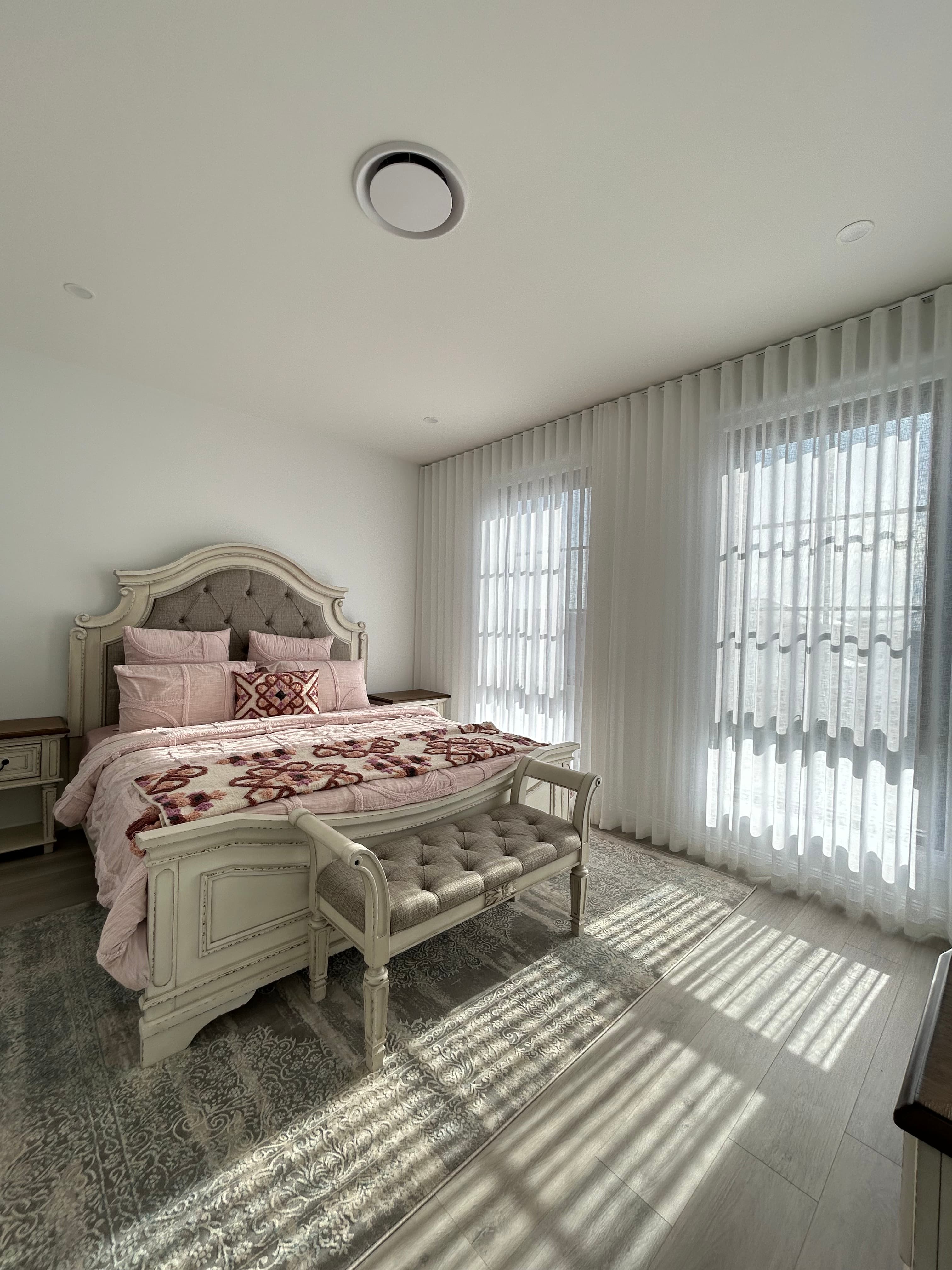 White Premium Sheer Curtains in Box Hill, Sydney