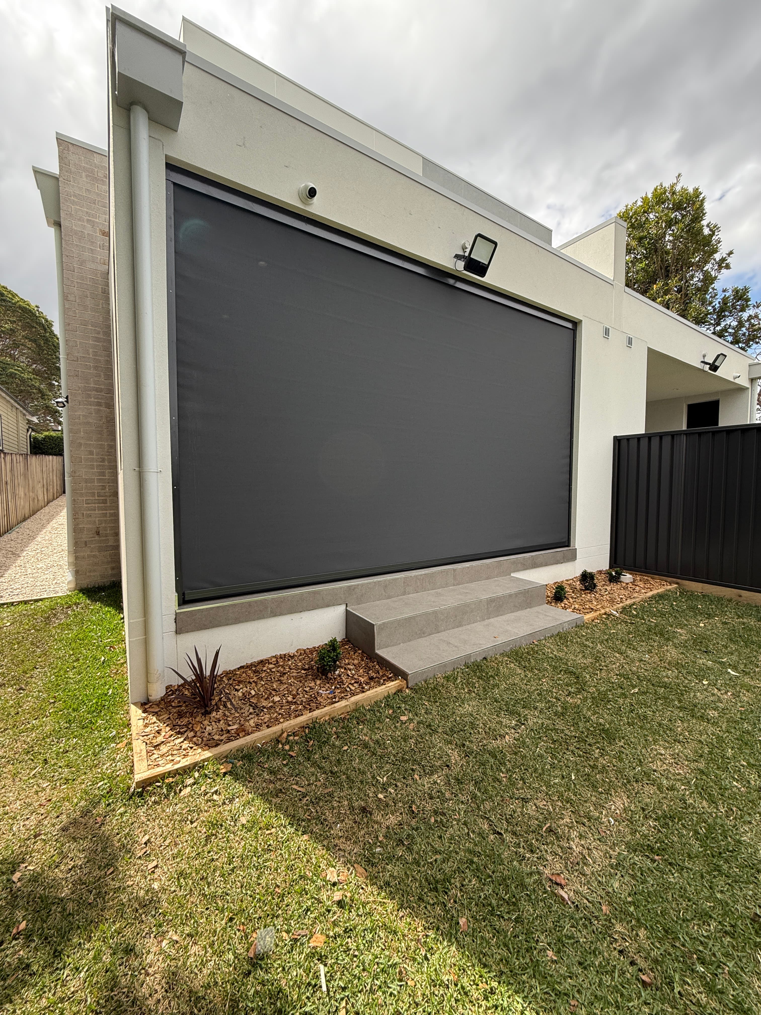 Black Zipscreen Outdoor Blinds in The Ponds, Sydney