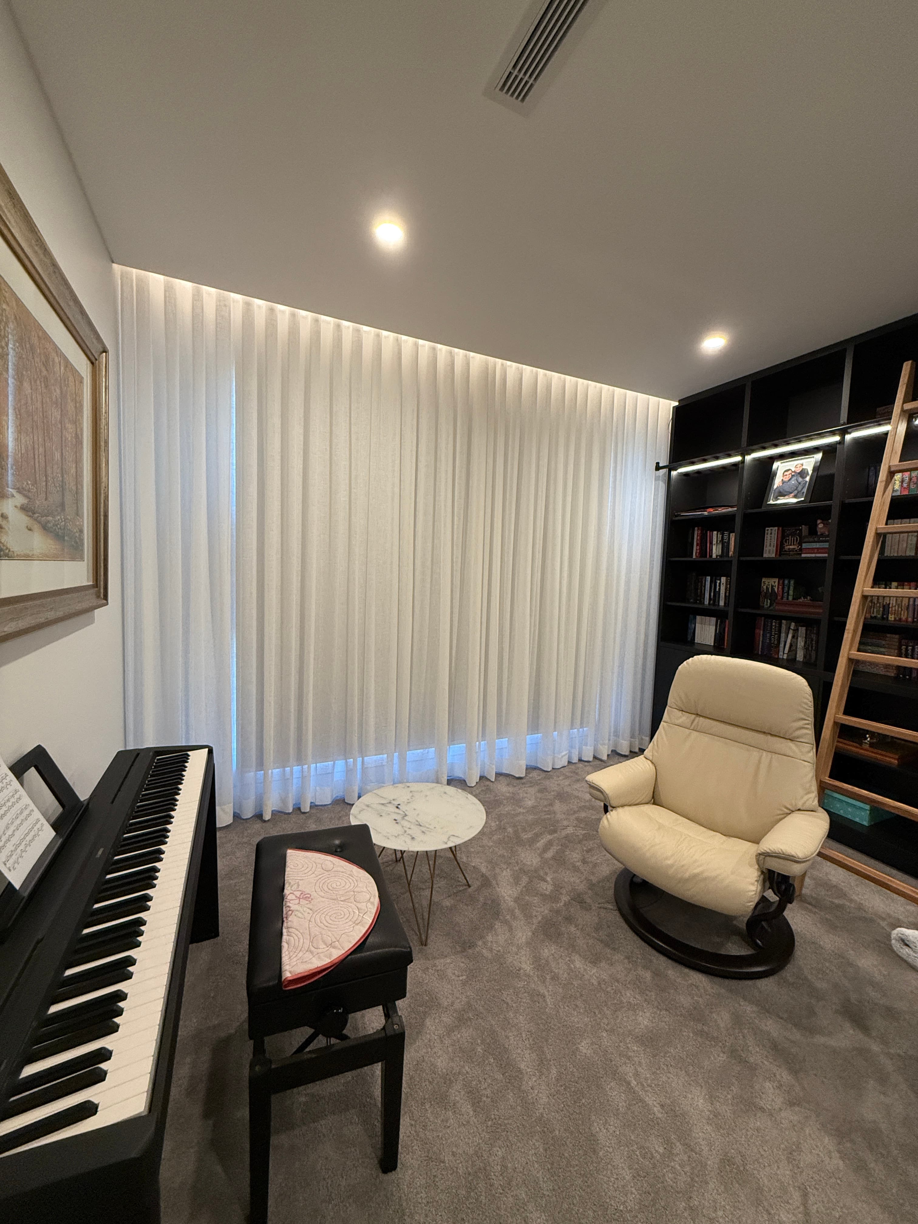 Off-White Premium Sheer Curtains in Kellyville, Sydney