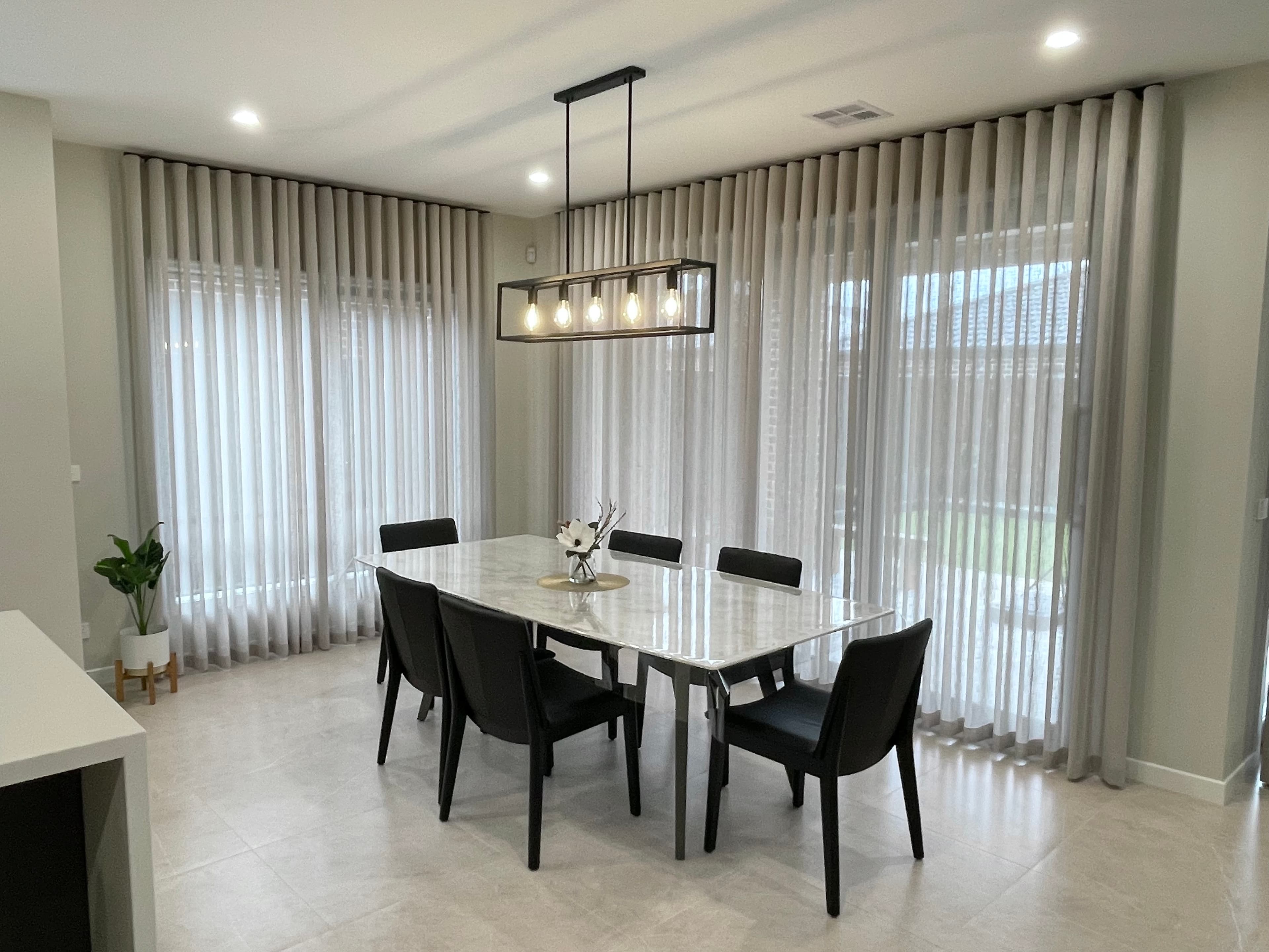 Grey Premium Sheer Curtains in Blacktown, Sydney