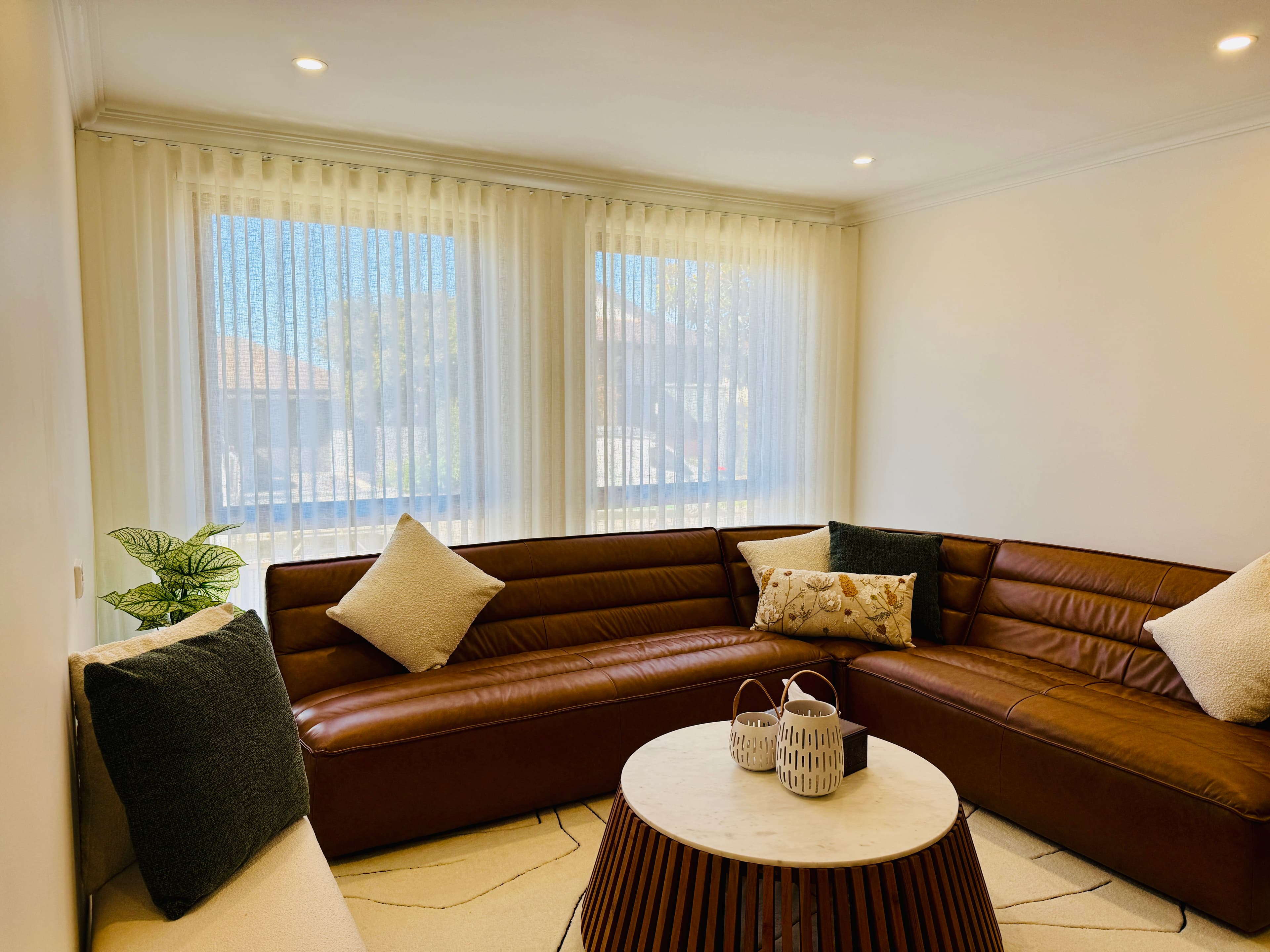 White Premium Sheer Curtains in Kellyville, Sydney