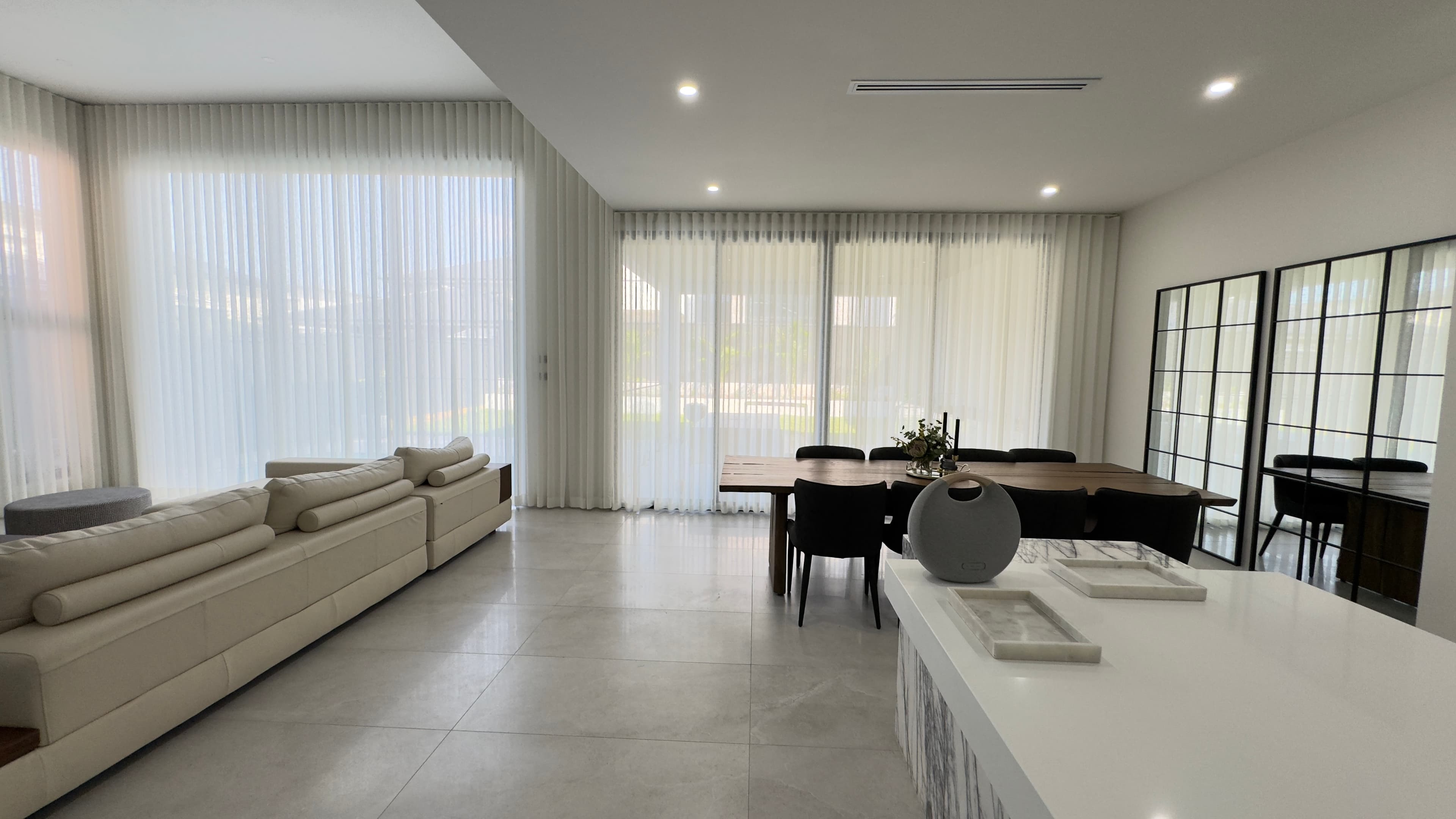 White Sheer Curtains in Box Hill, Sydney