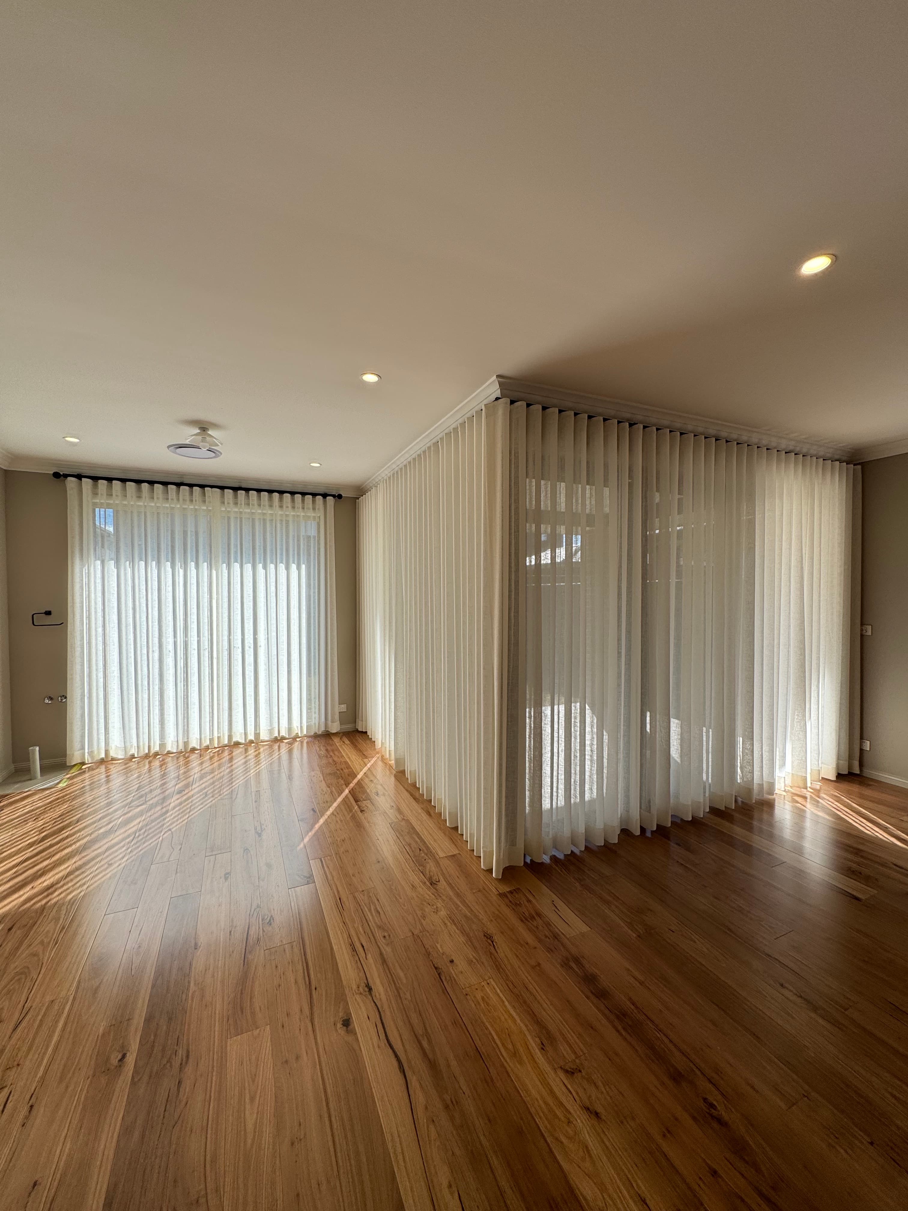 White Premium Sheer Curtains in Baulkham Hills, Sydney