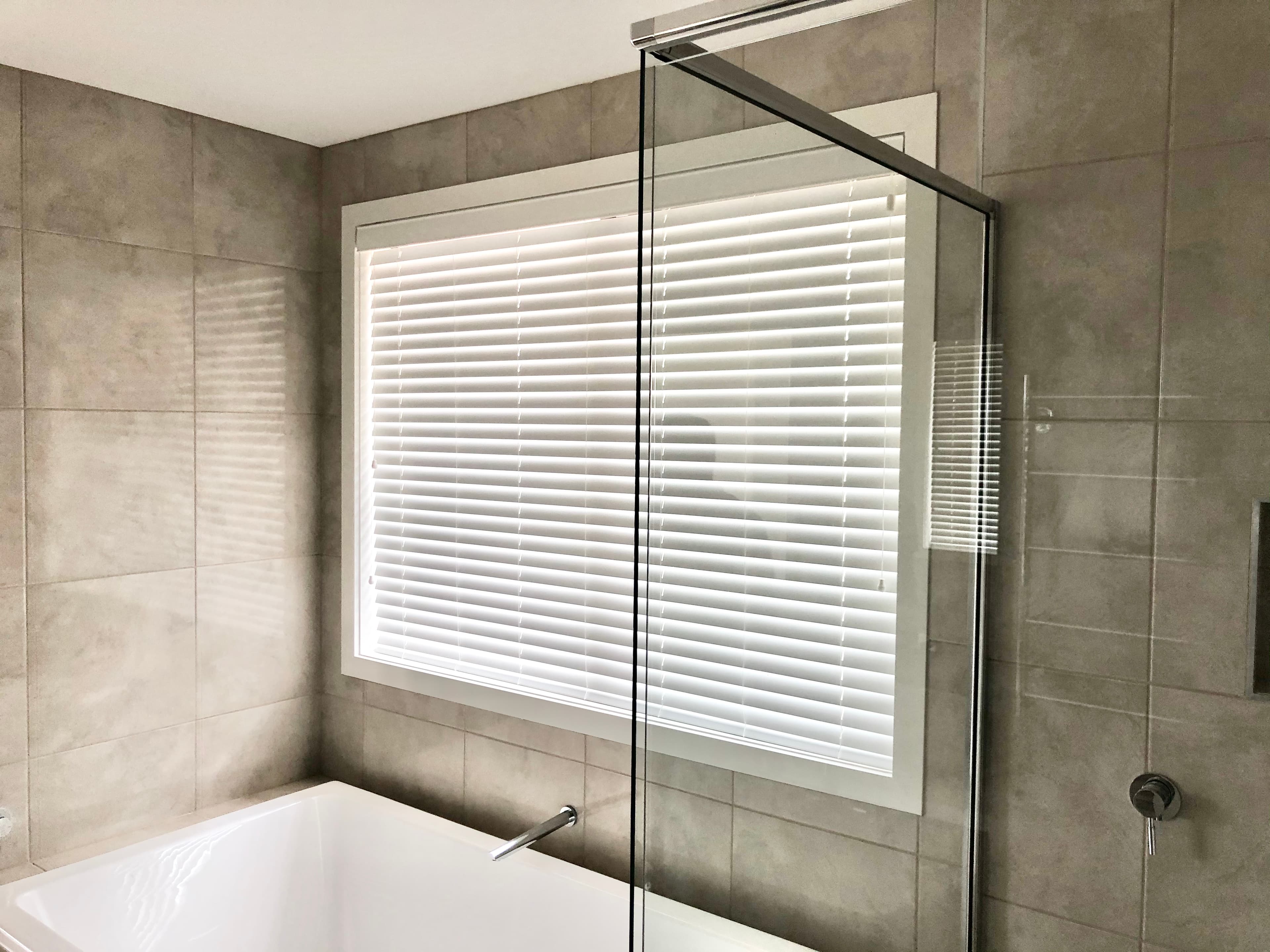 White PVC Venetian Blinds in Box Hill, Sydney