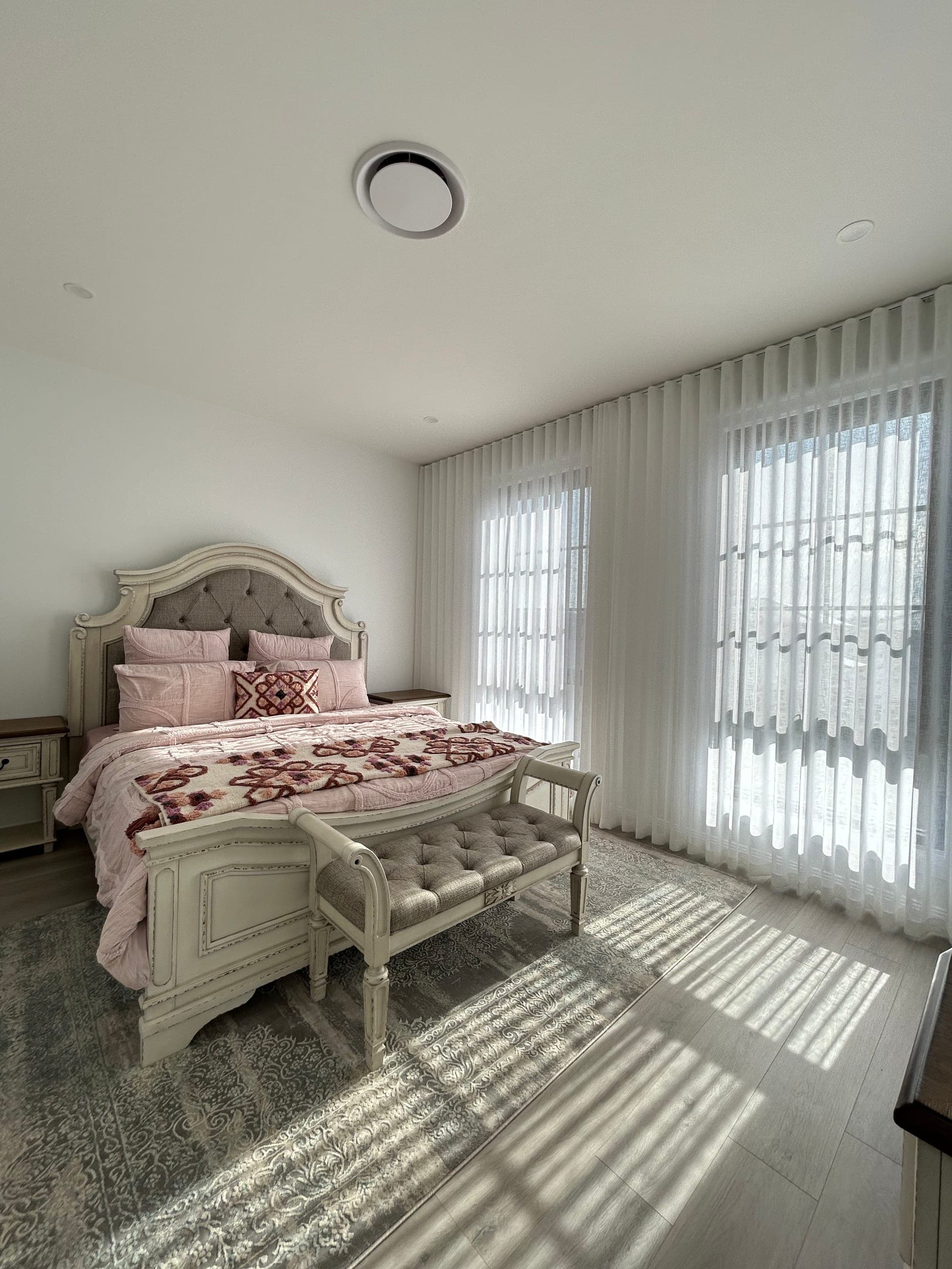 White Premium Sheer Curtains in Box Hill, Sydney