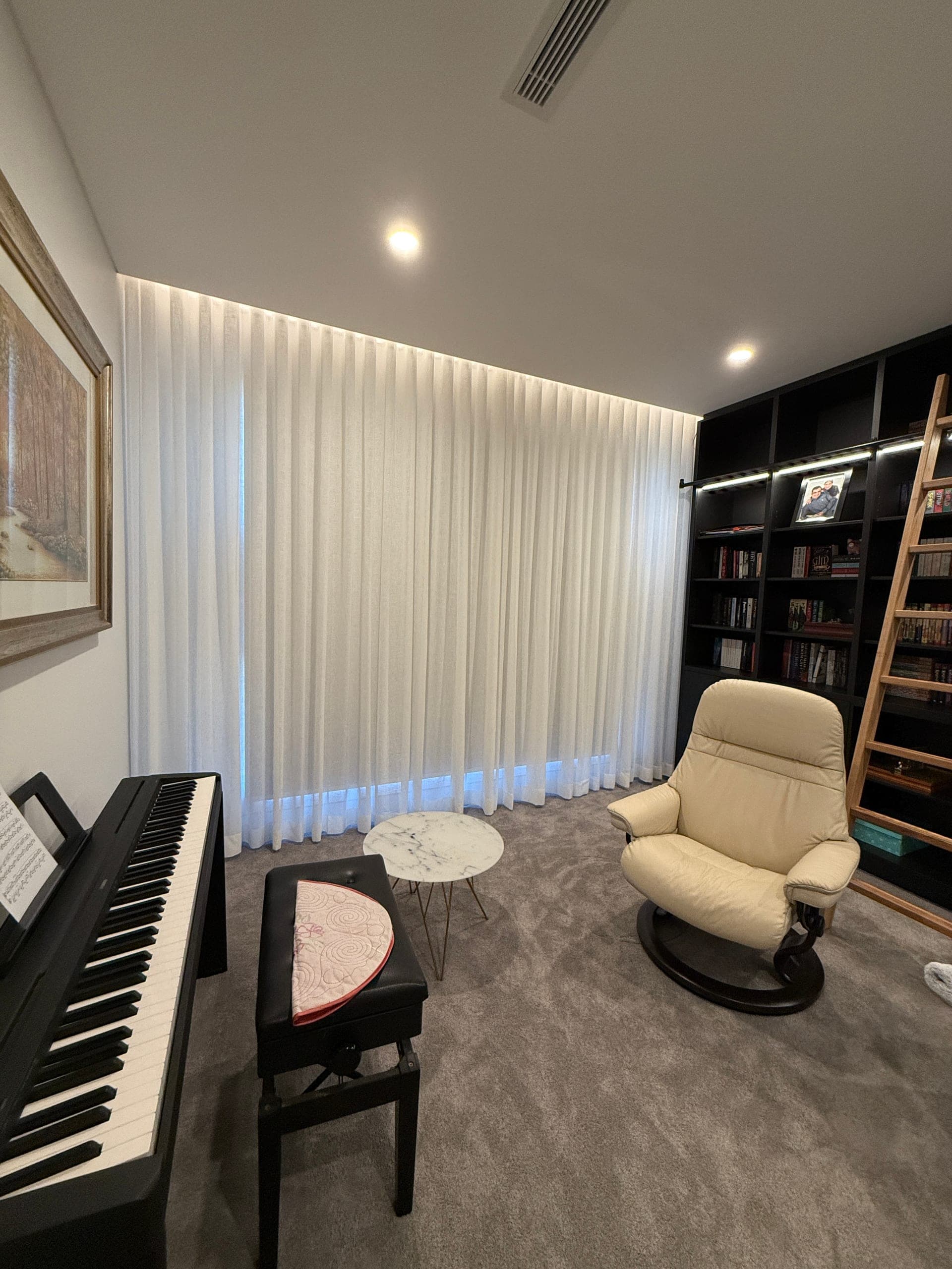 Off-White Premium Sheer Curtains in Kellyville, Sydney